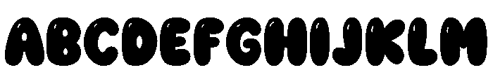 Truth Bubble Regular Font UPPERCASE