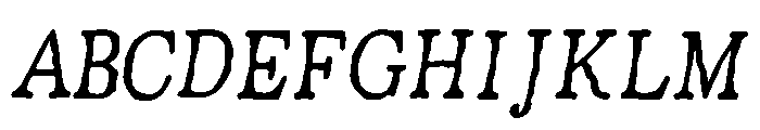 Truthscript Font UPPERCASE