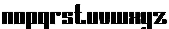 Tryone Regular Font LOWERCASE