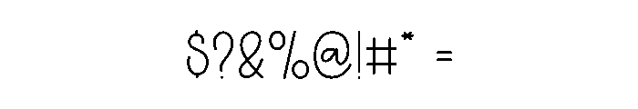 Tryone Font OTHER CHARS