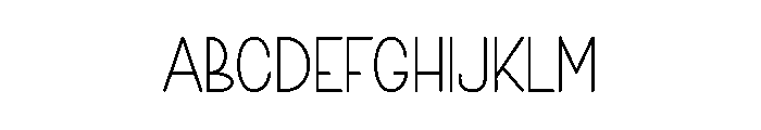 Tryone Font UPPERCASE