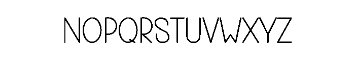 Tryone Font UPPERCASE