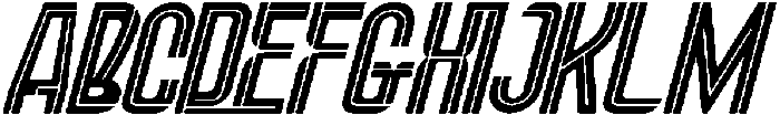 TRADITIONAL TECHNIQUES ITALIC otf (400) Font UPPERCASE