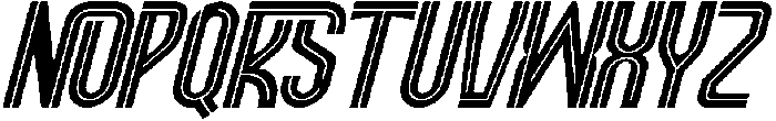 TRADITIONAL TECHNIQUES ITALIC otf (400) Font UPPERCASE