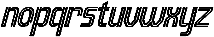 TRADITIONAL TECHNIQUES ITALIC otf (400) Font LOWERCASE
