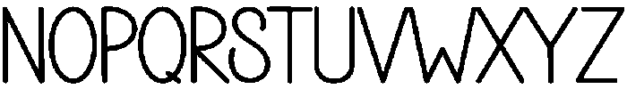 TRANSRIPT Regular otf (400) Font UPPERCASE