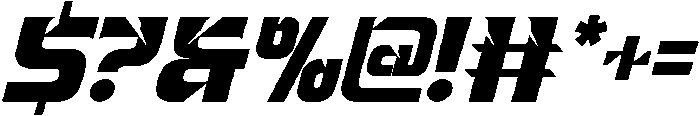 TRAUMA HEALING ITALIC otf (400) Font OTHER CHARS