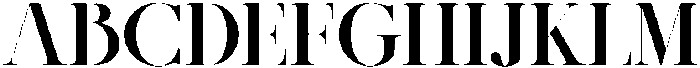 TRIONE Regular otf (400) Font UPPERCASE