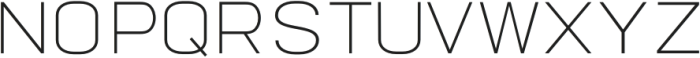 TROS Thin otf (100) Font LOWERCASE