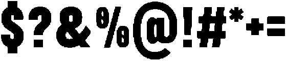 TRT Burn Bold otf (700) Font OTHER CHARS