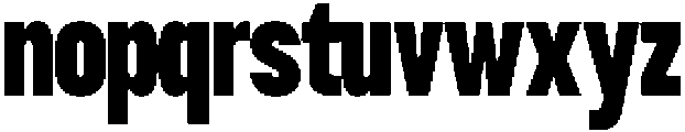 TRT Burn Bold otf (700) Font LOWERCASE