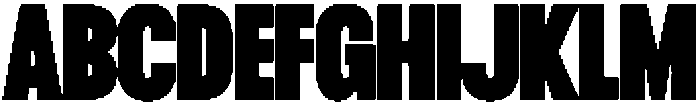 TRT Burn Extra Bold otf (700) Font UPPERCASE