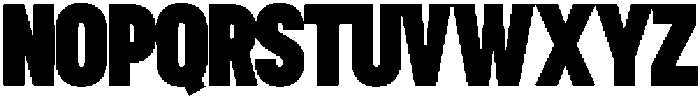 TRT Burn Extra Bold otf (700) Font UPPERCASE
