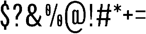 TRT Burn Light otf (300) Font OTHER CHARS