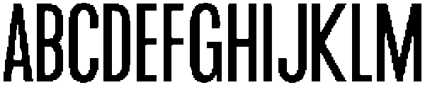 TRT Burn Light otf (300) Font UPPERCASE