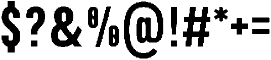 TRT Burn Medium otf (500) Font OTHER CHARS