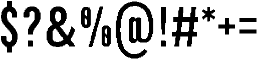 TRT Burn Regular otf (400) Font OTHER CHARS