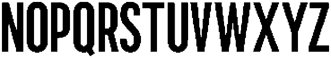 TRT Burn Regular otf (400) Font UPPERCASE