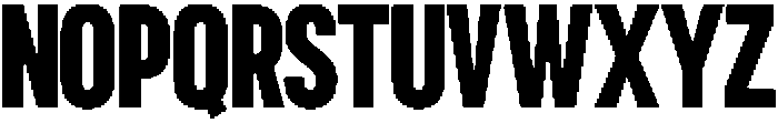 TRT Burn Semi Bold otf (600) Font UPPERCASE