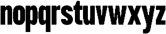 TRT Burn Semi Bold otf (600) Font LOWERCASE