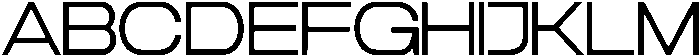 TRT CENZO Light otf (300) Font UPPERCASE