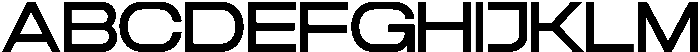 TRT CENZO Medium otf (500) Font UPPERCASE