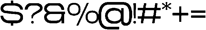 TRT CENZO Regular otf (400) Font OTHER CHARS