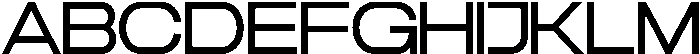 TRT CENZO Regular otf (400) Font UPPERCASE