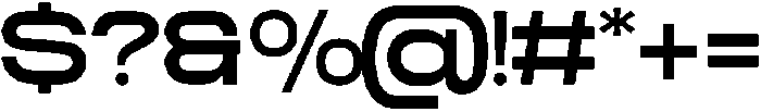 TRT CENZO Semi Bold otf (600) Font OTHER CHARS