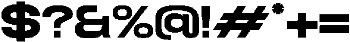 TRT Fluke Bold otf (700) Font OTHER CHARS