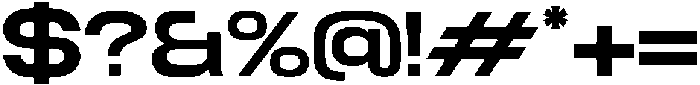 TRT Fluke Semi Bold otf (600) Font OTHER CHARS