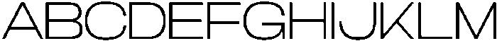 TRT Fluke Thin otf (100) Font UPPERCASE