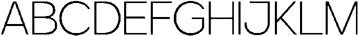 TRT Groza Thin otf (100) Font UPPERCASE