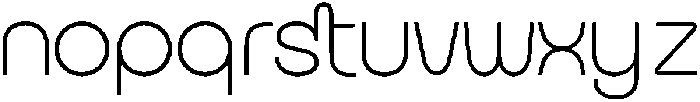 TRT Groza Thin otf (100) Font LOWERCASE
