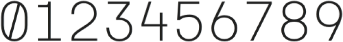 TRT INTERVAL Extra Light otf (200) Font OTHER CHARS