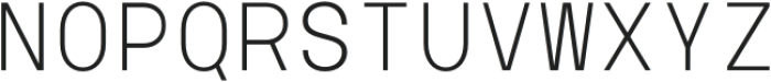 TRT INTERVAL Extra Light otf (200) Font UPPERCASE
