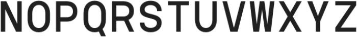 TRT INTERVAL Regular otf (400) Font UPPERCASE