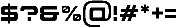 TRT Makron Bold otf (700) Font OTHER CHARS