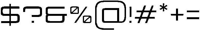 TRT Makron Light otf (300) Font OTHER CHARS