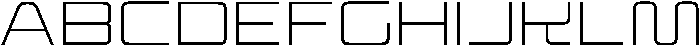 TRT Makron Thin otf (100) Font UPPERCASE