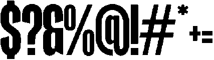 TRT Midgod Bold otf (700) Font OTHER CHARS