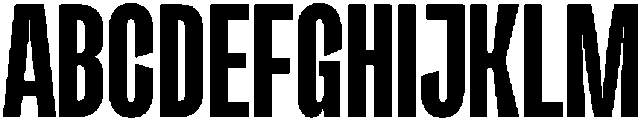 TRT Midgod Bold otf (700) Font UPPERCASE