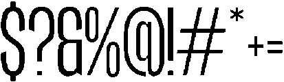 TRT Midgod Light otf (300) Font OTHER CHARS