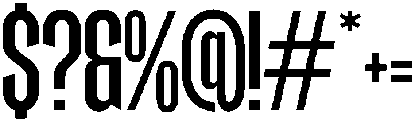 TRT Midgod Medium otf (500) Font OTHER CHARS