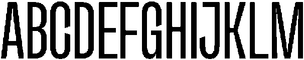 TRT Midgod Regular otf (400) Font UPPERCASE