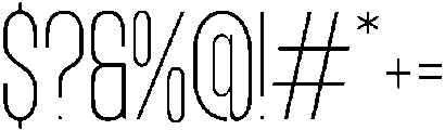 TRT Midgod Thin otf (100) Font OTHER CHARS