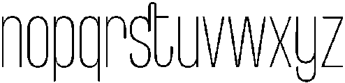 TRT Midgod Thin otf (100) Font LOWERCASE
