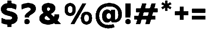 TRT Monexa Bold otf (700) Font OTHER CHARS