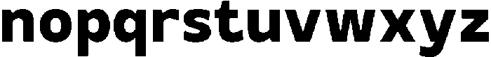 TRT Monexa Bold otf (700) Font LOWERCASE