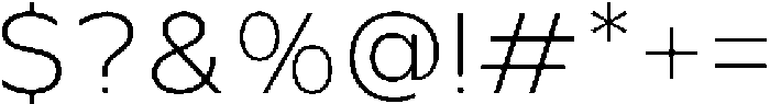 TRT Monexa Thin otf (100) Font OTHER CHARS